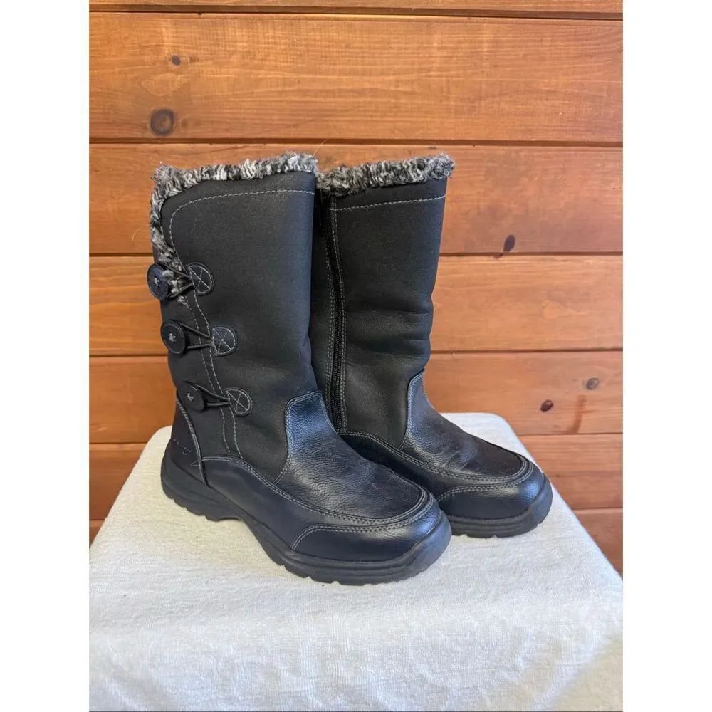 Weatherproof Delta Winter boots Sz 7.5 Black